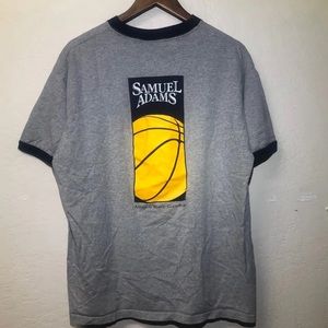 Vintage Samuel Adams Rare Basketball TShirt